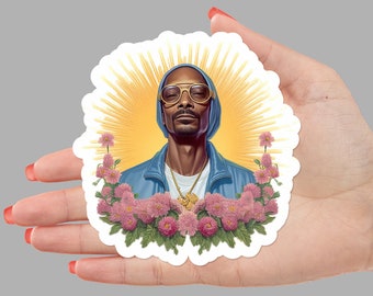 Snoop Dogg Sticker - Hip-Hop Legend Decal for Snoop Fans