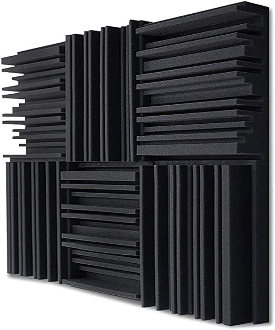 Line Diffuser Acoustic Panels (set of 18) Premium Grade Echo Reduction ...