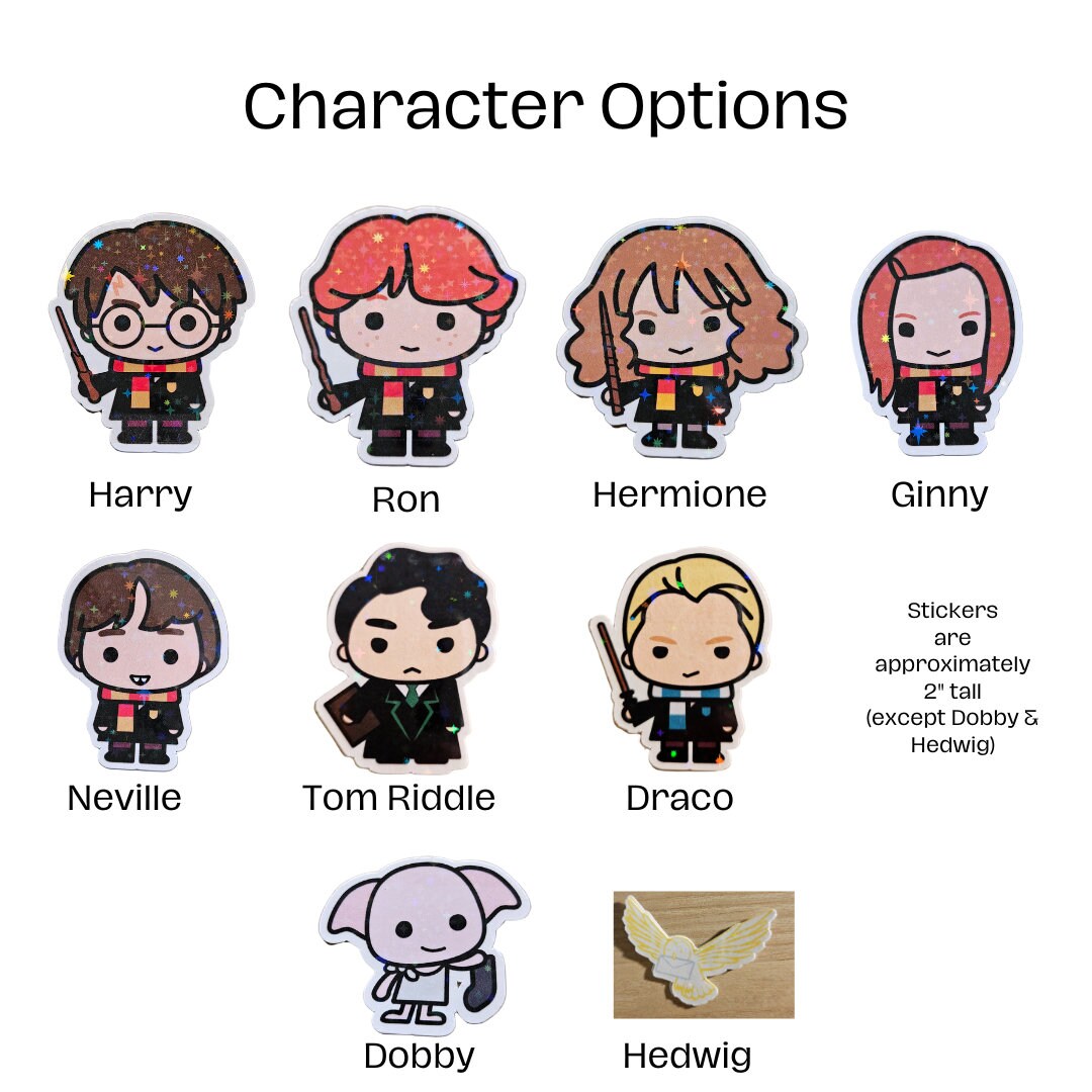 Harry Potter Stickers Etsy