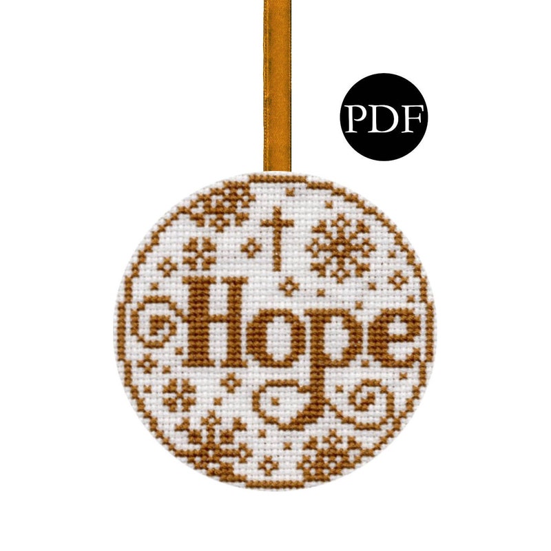 Cross Stitch Ornament - Etsy
