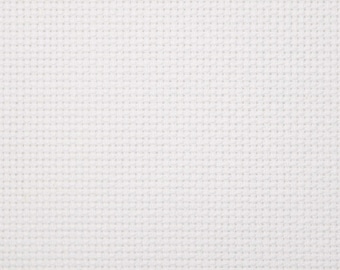 18 Count White Aida Cloth: Cross Stitch Fabric (18x28 inch)