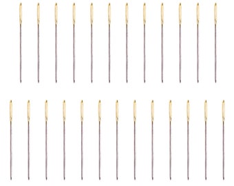 Size 22 Hypoallergenic Cross Stitch Needles: Stainless Steel Tapestry Needlepoint