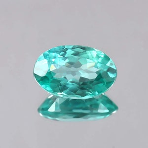 Green Parti Sapphire Ring: 6.45 Ct Oval Ceylon Gemstone
