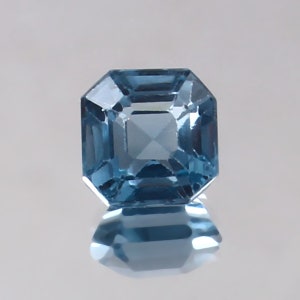 AAA Flawless Sky Blue Aquamarine Loose Asscher Cut Gemstone Excellent Quality, Beautiful Fashion Jewelry & Ring Making Product 3 Ct