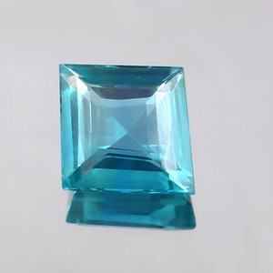 6.80 Ct Blue Green Parti Sapphire: Ceylon Fancy Cut Gemstone