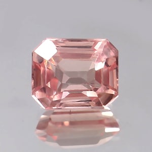 AAA Pink Madagascar Morganite Radiant Cut Loose Gemstone, 2.20 Ct