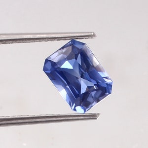 Ceylon Blue Sapphire: 2.40 Ct Radiant Cut Loose Gemstone