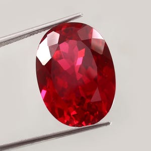 AAA 16X22X9 MM Flawless Mozambique Pegion Blood Red Ruby Loose Oval Cut Gemstone ,Splendid Glamorous High Quality Fashion Jewelry Making