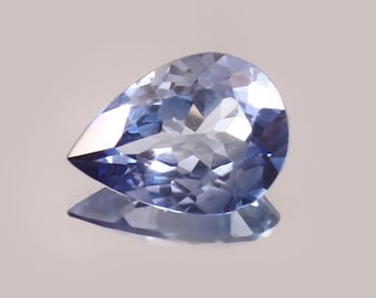 Ceylon Royal Blue Sapphire Pear Cut Gemstone: 6 Carat, 10x14mm