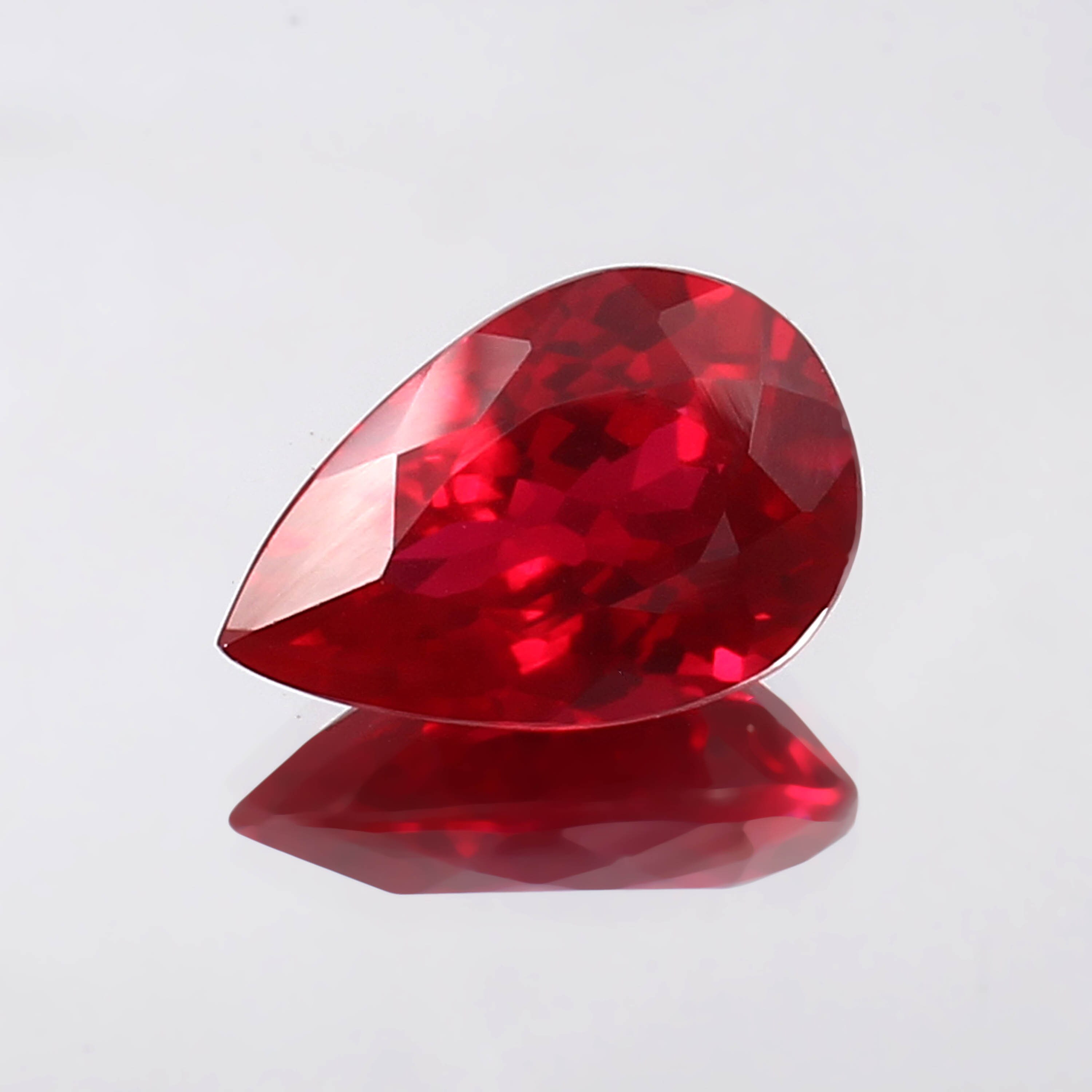 AAA Flawless Mozambique Pegion Blood Red Ruby Loose Pear Cut Gemstone ,Splendid Glamorous High Quality Fashion Jewelry Making Raw 7.50 Ct