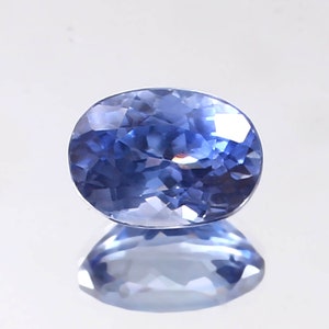 AAA Ceylon Blue Sapphire Loose Gemstone: Oval Cut, 5 Ct