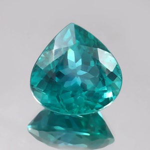 18.40 Ct Ceylon Parti Sapphire: Heart Cut Blue Green Gemstone
