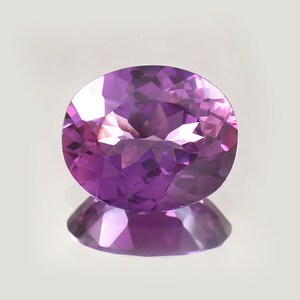 Oval Purple Sapphire Gemstone: AAA Flawless Quality, 15.50x18.50mm
