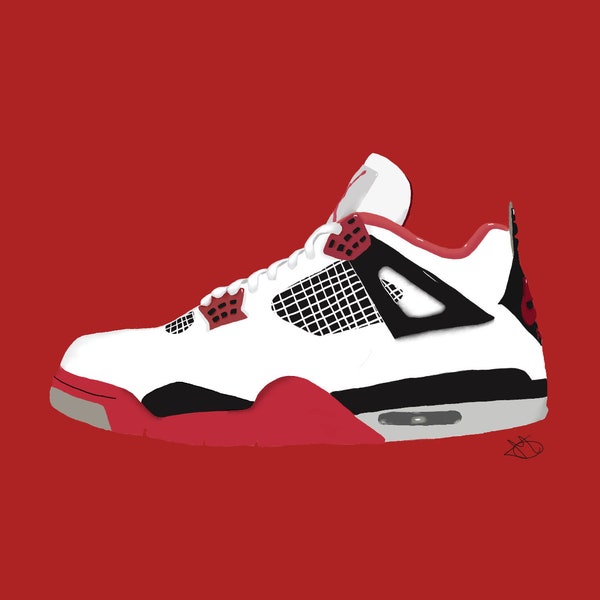 Poster jordan 4 (impression)