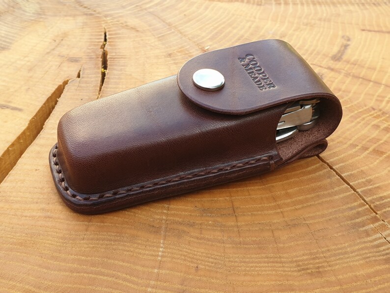 Leatherman Wave Sheath Holster Holder Pouch, Handmade Leather, Multi