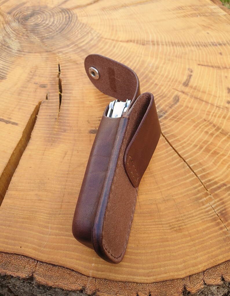 Leatherman Wave Sheath Holster Holder Pouch, Handmade Leather, Multi