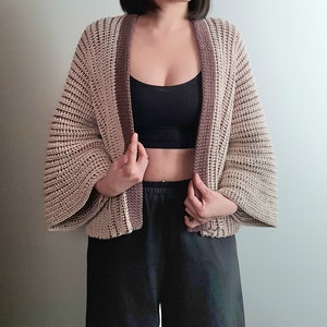 Crochet Cardigan Pattern, Gaia Cardigan, PDF, Instant Download, English, Size Inclusive xs-xl, Video and Photo Tutorial, WOOD&YARN