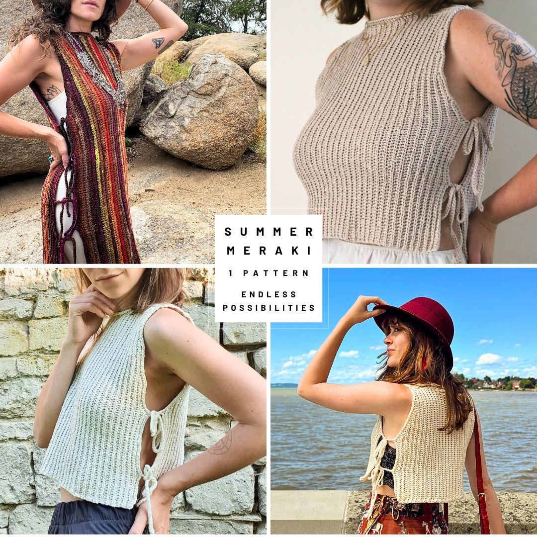 ベスト/ジレ tyn.TGOR Hand crochet "MUSUBI"vest Hand Knitted Crochet Vest: Mens Boho Hippie Cotton Knitwear - Etsy