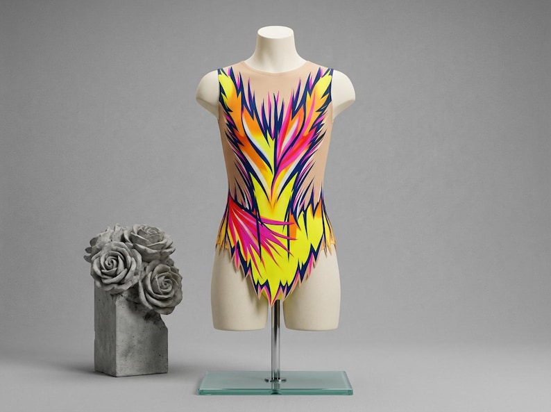 Rhythmic gymnastics leotard, rhythmic gymnastics leotard, artistic gymnastics leotard, figure skating, acrobatic gymnastics - HAWAI image 1
