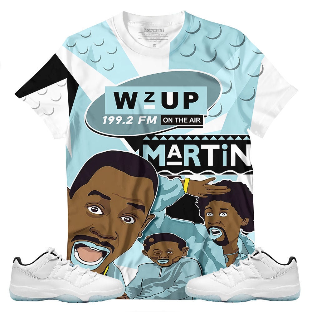 Shirt To Match Jordan 11 Low Legend Blue - Martin Tv 90s Melanin Got Em 3D T-Shirt