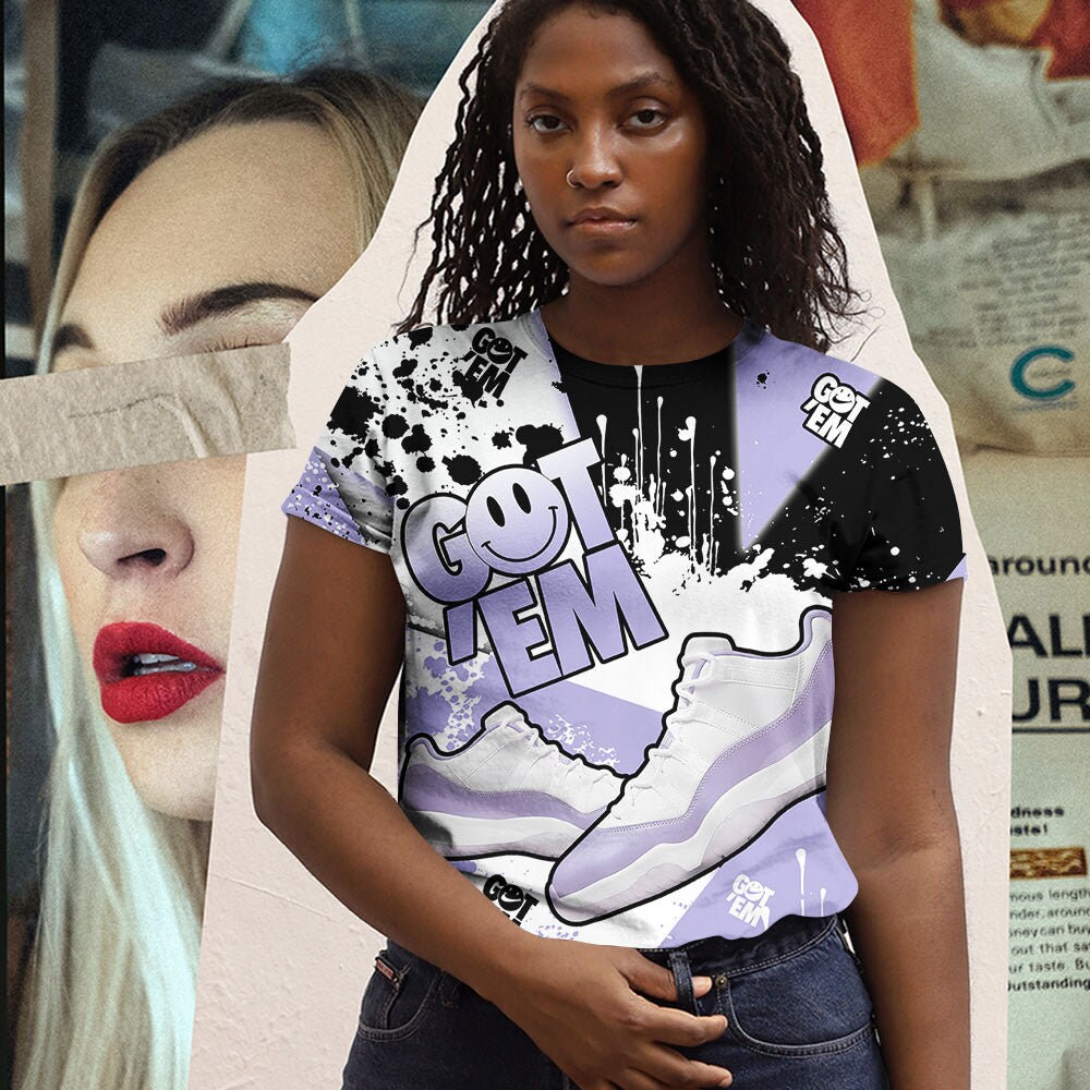 pure violet jordan 11 shirt