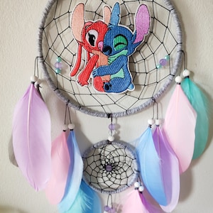 Stitch dreamcatcher nursery dreamcatcher girls boys bedroom, unique birthday gift girls