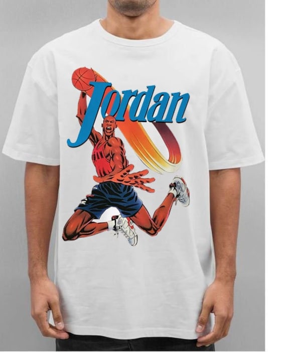 Vintage 90s Michael Jordan Chicago Bulls Tshirt Basketball Etsy
