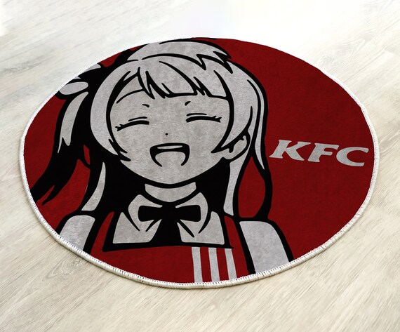 Funny Anime Rug KFC Anime Rug KFC Anime Girl Meme Carpet - Etsy Funny Anime Rug KFC Anime Rug KFC Anime Girl Meme Carpet - Etsy