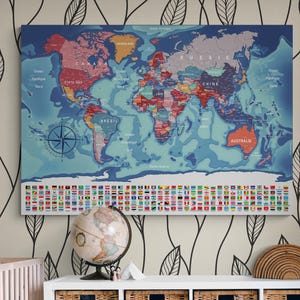 Carte du monde grand-format