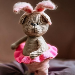 Haakpatroon Paas-teddybeer-outfit. Amigurumi beer afbeelding 2