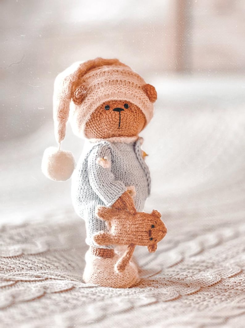 Knitted Pattern for a Small Amigurumi Bear - Etsy UK