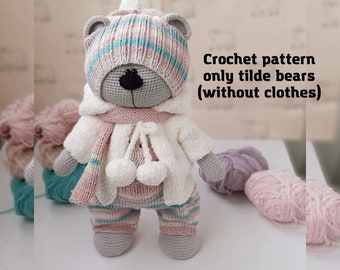 Crochet pattern only tilde bears