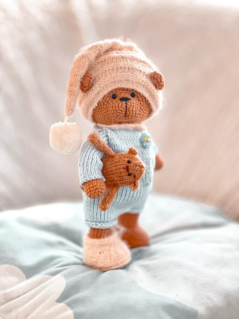 Knitted Pattern for a Small Amigurumi Bear - Etsy UK