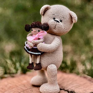 Crochet teddy bear pattern Amigurumi bear image 5