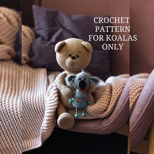 Crochet pattern koala amigurumi