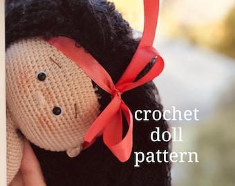 Crochet doll amigurumi pattern