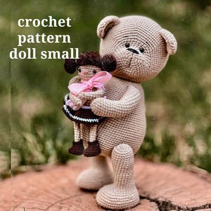 Crochet pattern amigurumi doll small