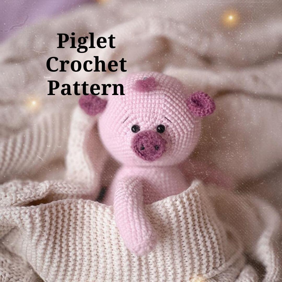 Crochet Piglet Pattern. Amigurumi Pig - Etsy