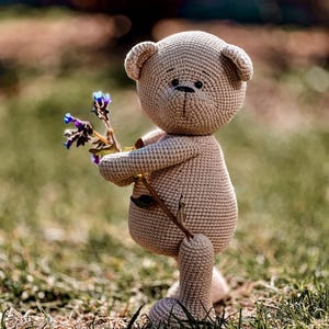 Crochet teddy bear pattern Amigurumi bear image 2