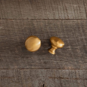 Mushroom Knob | Burnished Finish