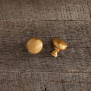 Mushroom Knob | Burnished Finish