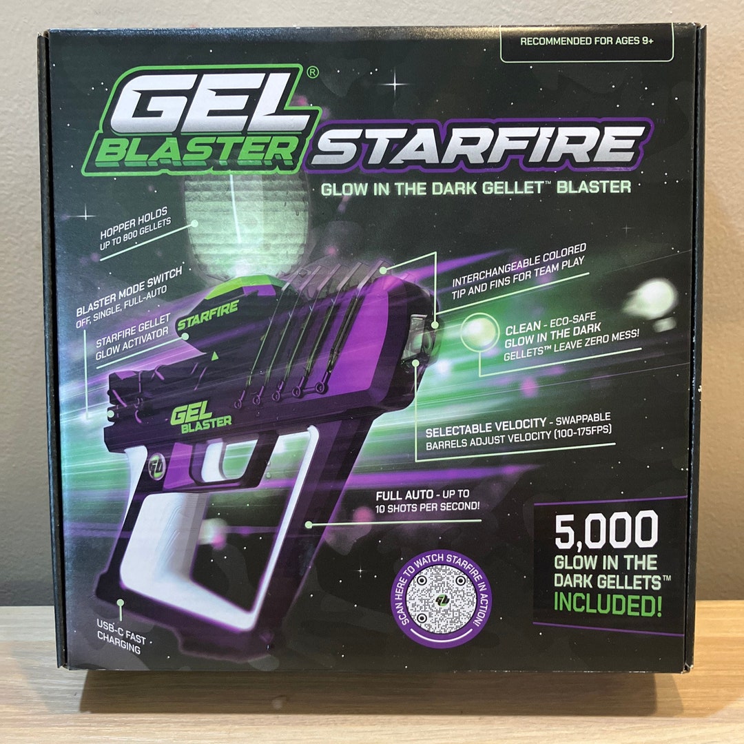 Gel Blaster STARFIRE Glowinthedark Gellet Blaster With Etsy