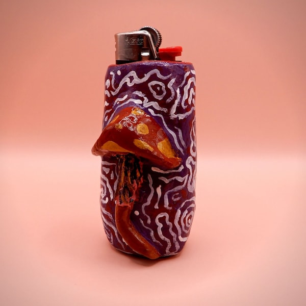 Lighter Case for BIC | 100 % Handmade | Made out of Clay | for BIC lighter |