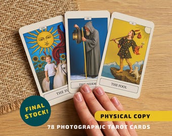 Photographic Tarot Deck - Final Stock - 78 Rider Waite Inspired Cards - Vivace Arcana - Physical Copy