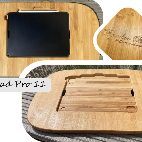 Bamboo Board für iPad Pro 11" (1. Gen, 2. Gen, 3. Gen, 4. Gen) + iPad Air (4. Gen, 5. Gen) // Drawing, Procreate, Digital  Notes