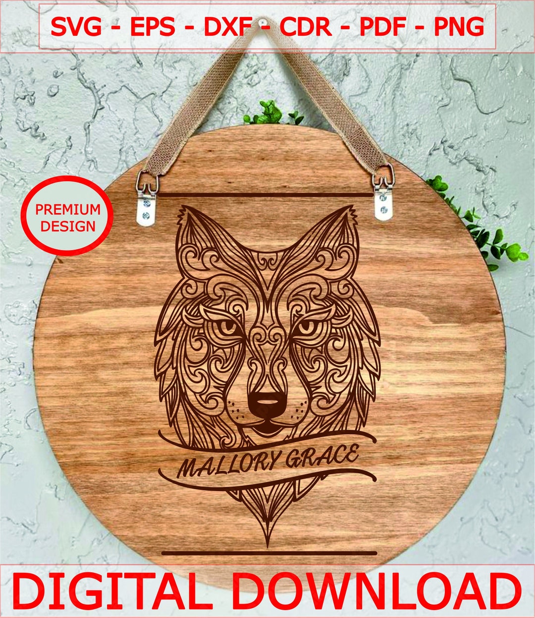 Wolf SVG L Cutting Board Svg I Wolf Head Svg L Wolf Silhouette I Wolf ...