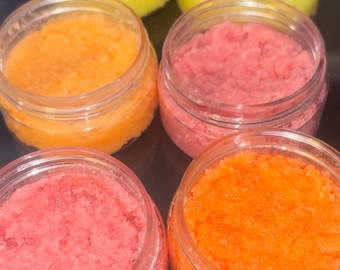 Esfoliantes labiais veganos feitos à mão