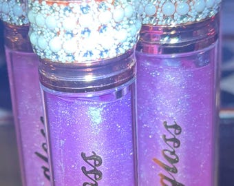 Pink Dream Lip Gloss High Shine Hydrating Non Sticky Handmade Shimmer Gloss