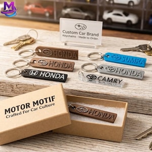 Precision Engineered Fully Customisable Car Keychains Personalised Artifacts for Automotive Enthusiasts and Car Guys