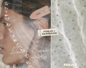 Double Exposure Overlays Backgrounds